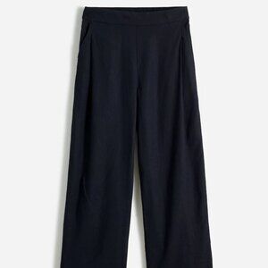 Madewell Pull-On Straight Crop Pant Linen Blend - Like New!